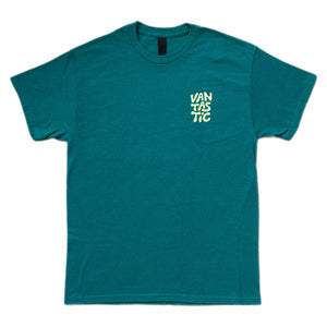 Flower power t-shirt - teal