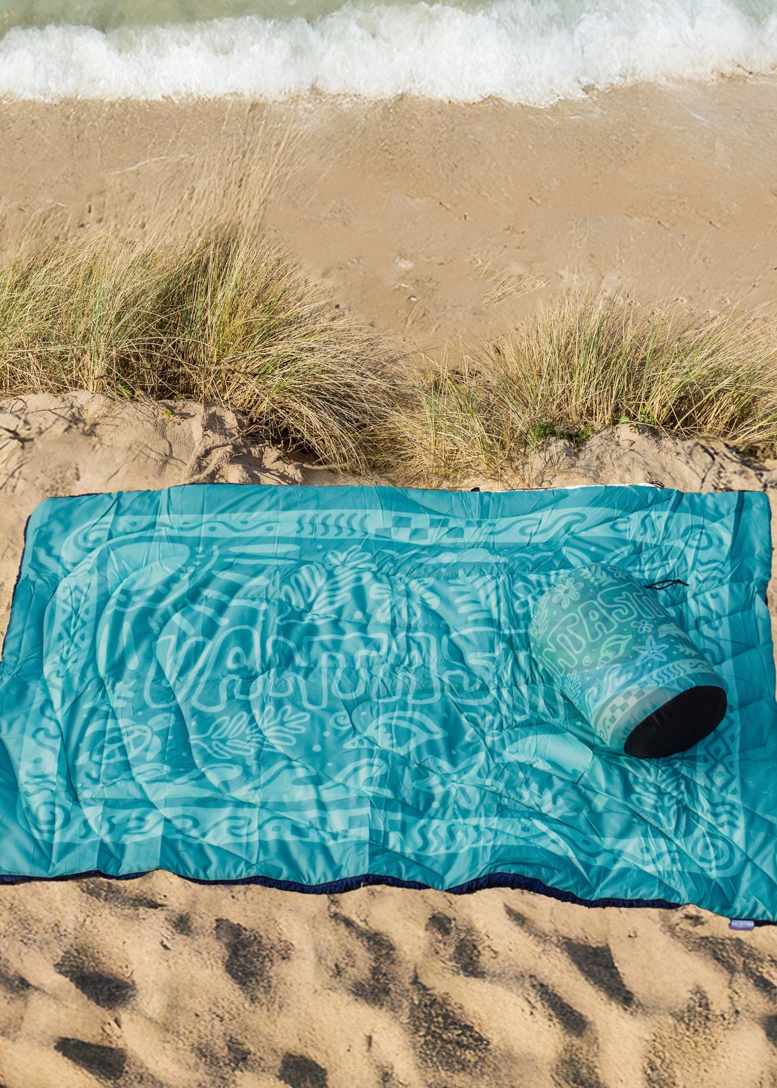 Under the sea Quilted Camping Blanket - Limited Edition