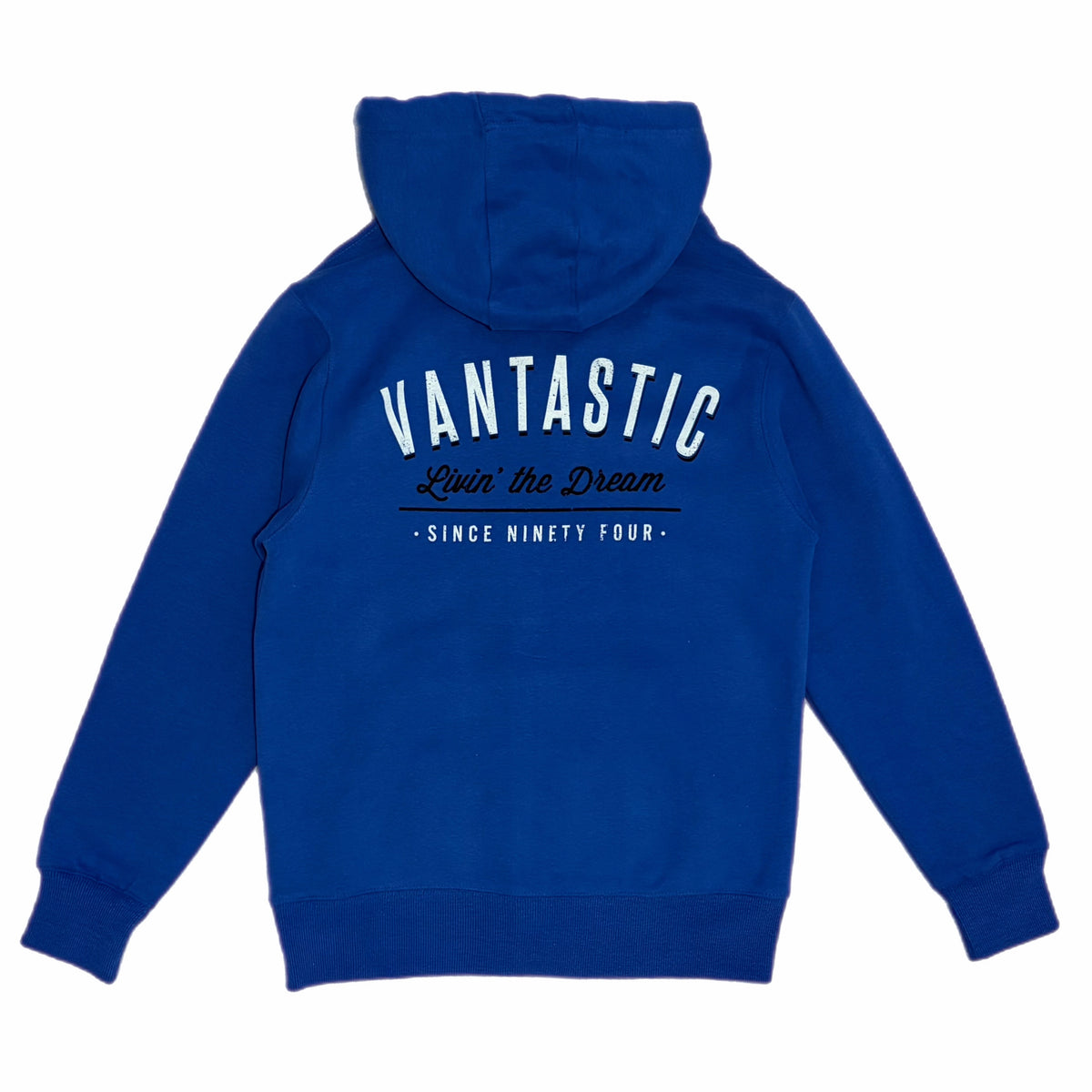 Living the dream Zip-Up Hoody -  vintage royal