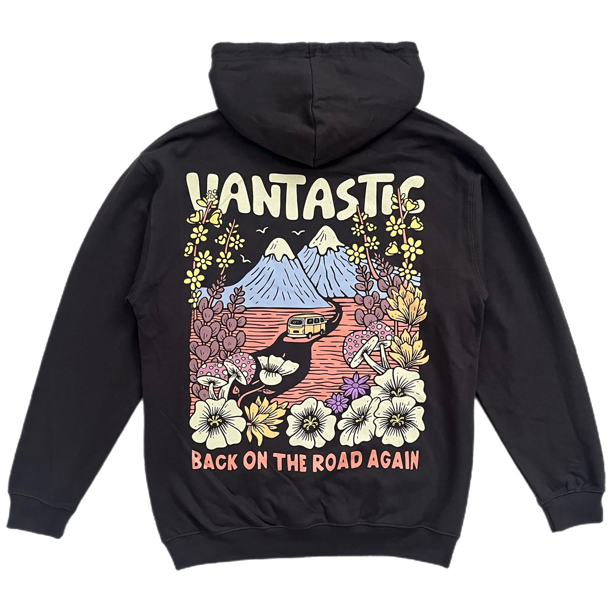 Back on the road again Hoody - Charcoal