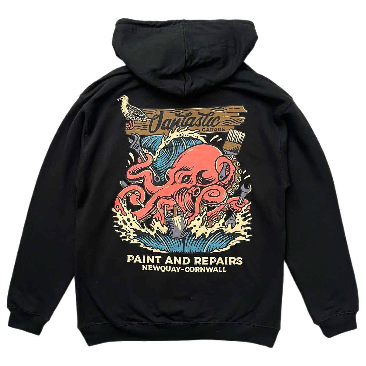 Octopus Hoody - Black