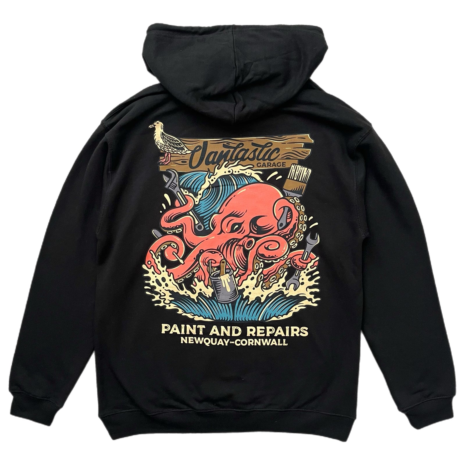 Octopus Hoody - Black