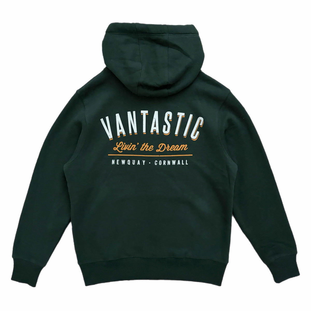 Living the dream Zip-Up Hoody - Forest Green