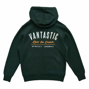 Living the dream Zip-Up Hoody - Forest Green