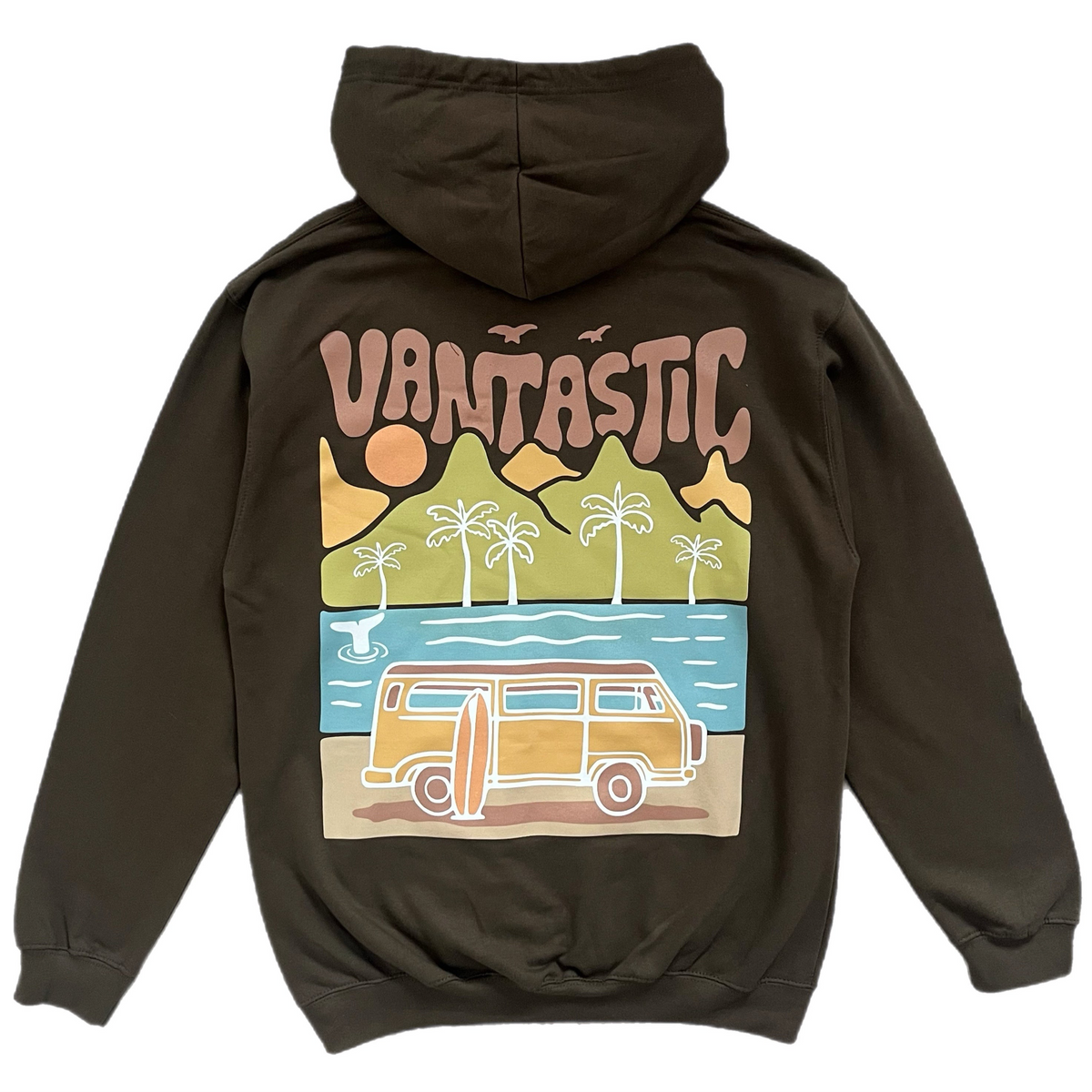 Camper Scene Hoody - Military