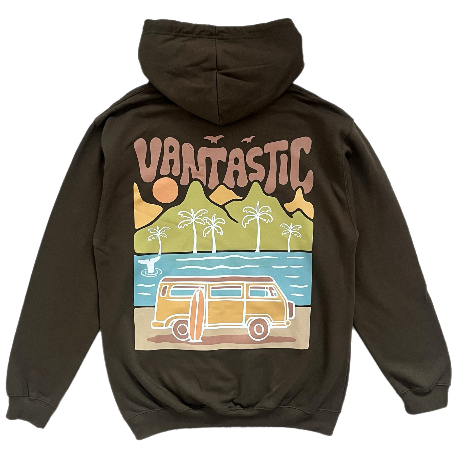 Camper Scene Hoody - Military