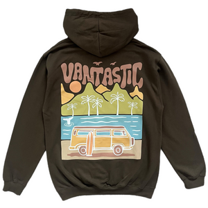 Camper Scene Hoody - Military