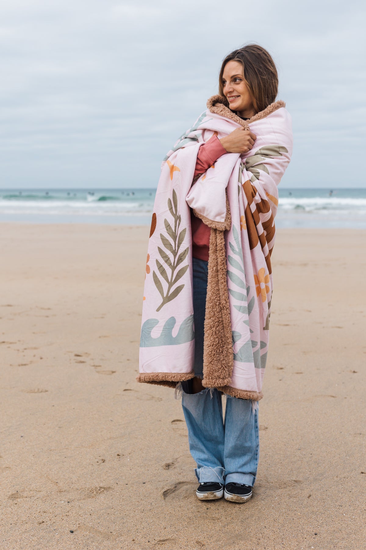 Turtle palms Fleece Camping Blanket - Limited Edition