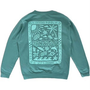Under the sea sweatshirt - seafoam