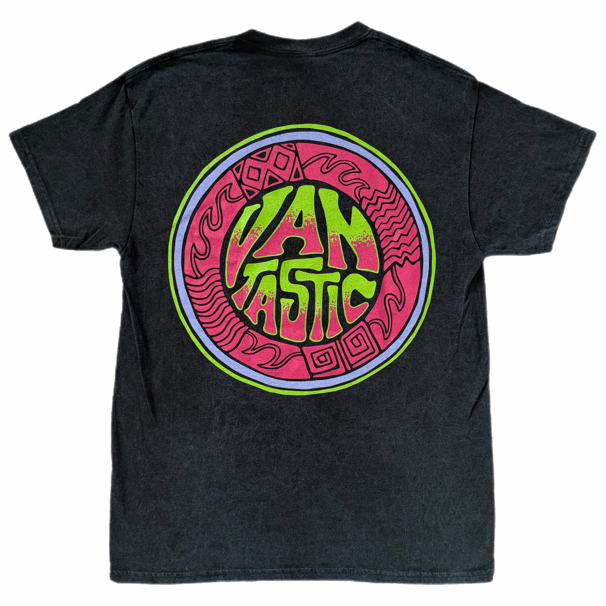 90’s surf T-shirt - washed black