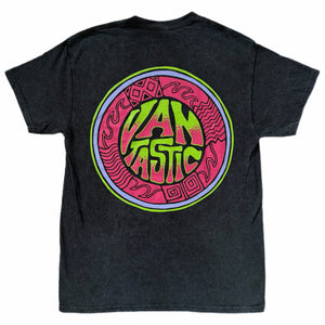 90’s surf T-shirt - washed black