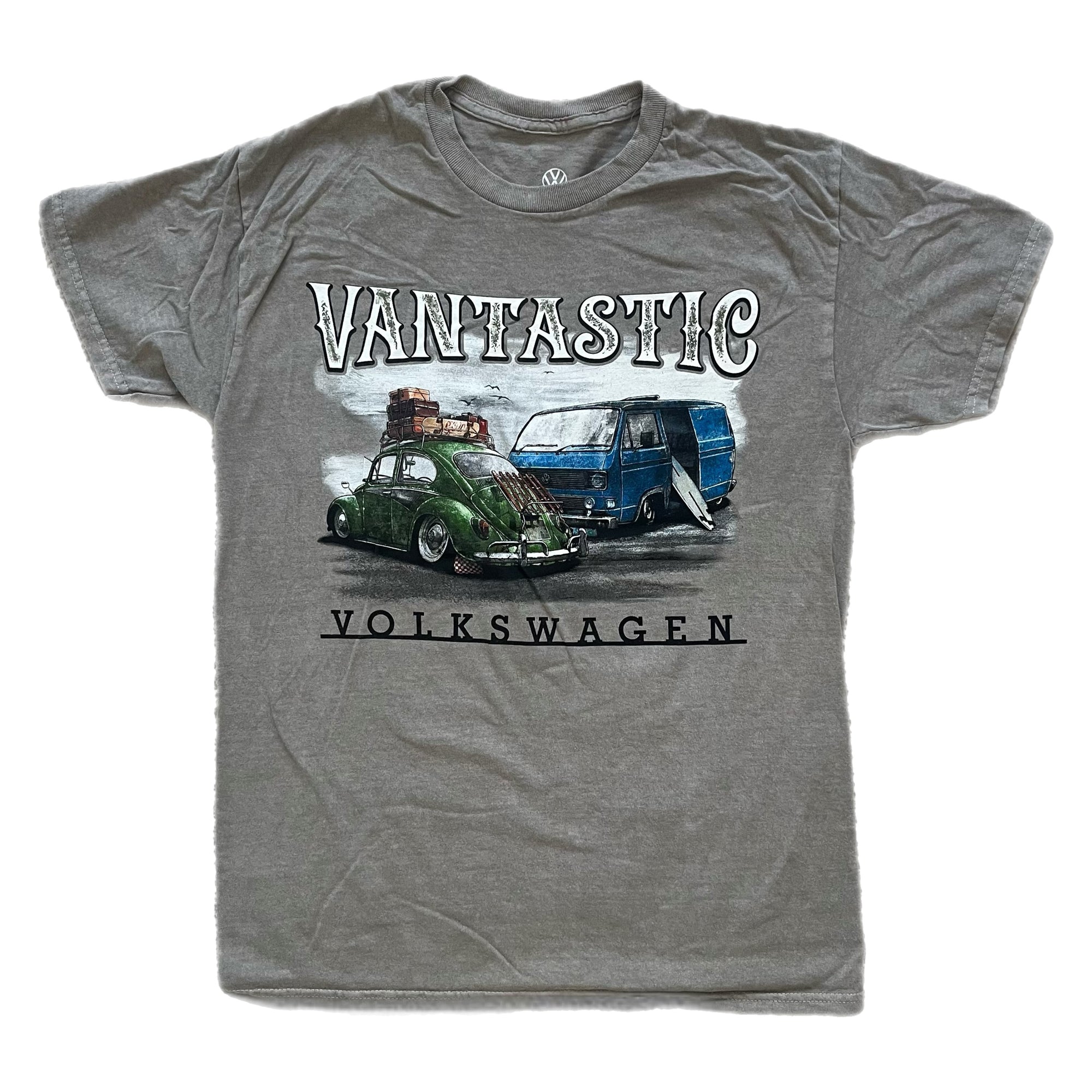 VW "Crantock" T-Shirt - Taupe Surf Wash