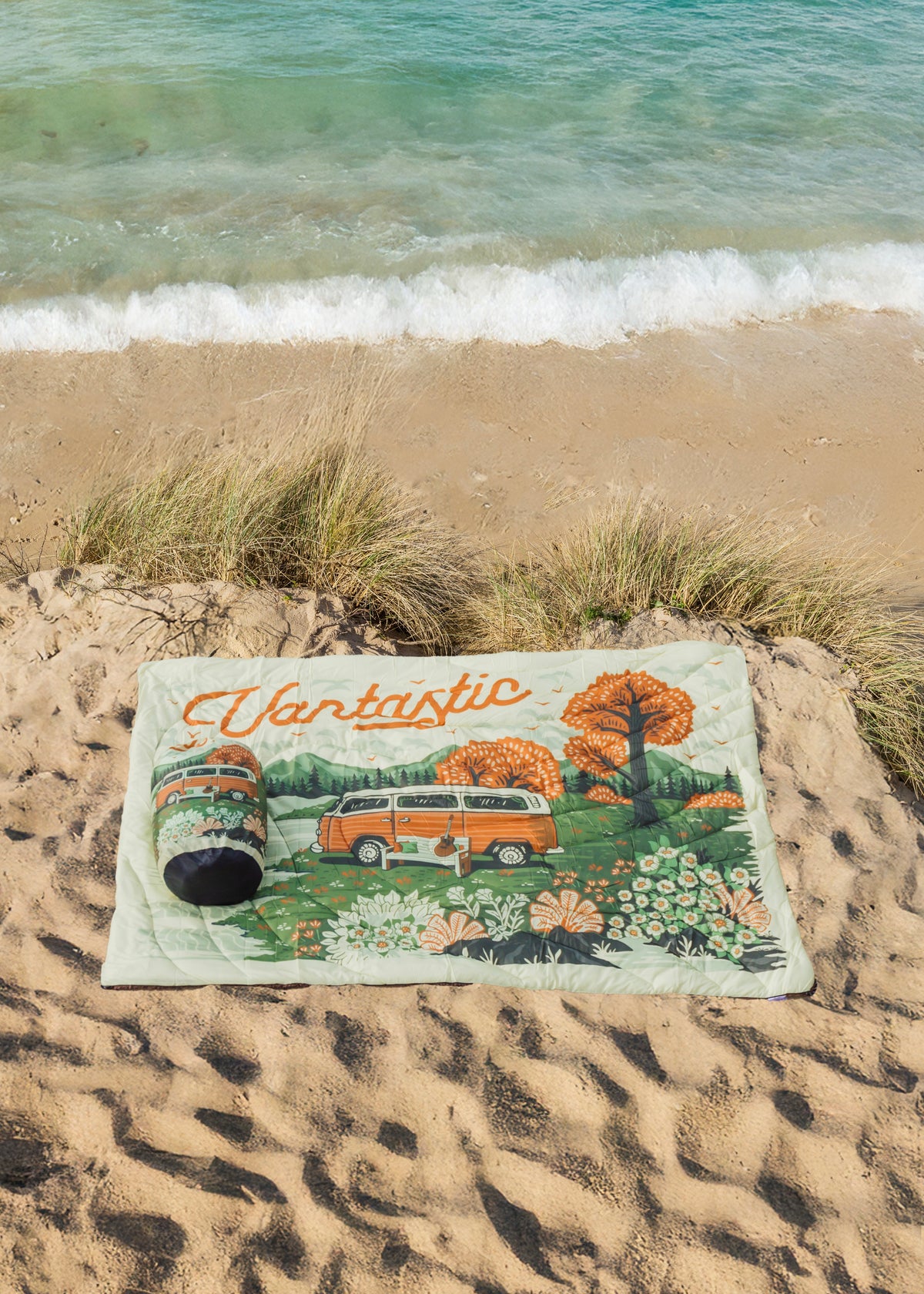 Happiness Quilted Camping Blanket - Limited Edition