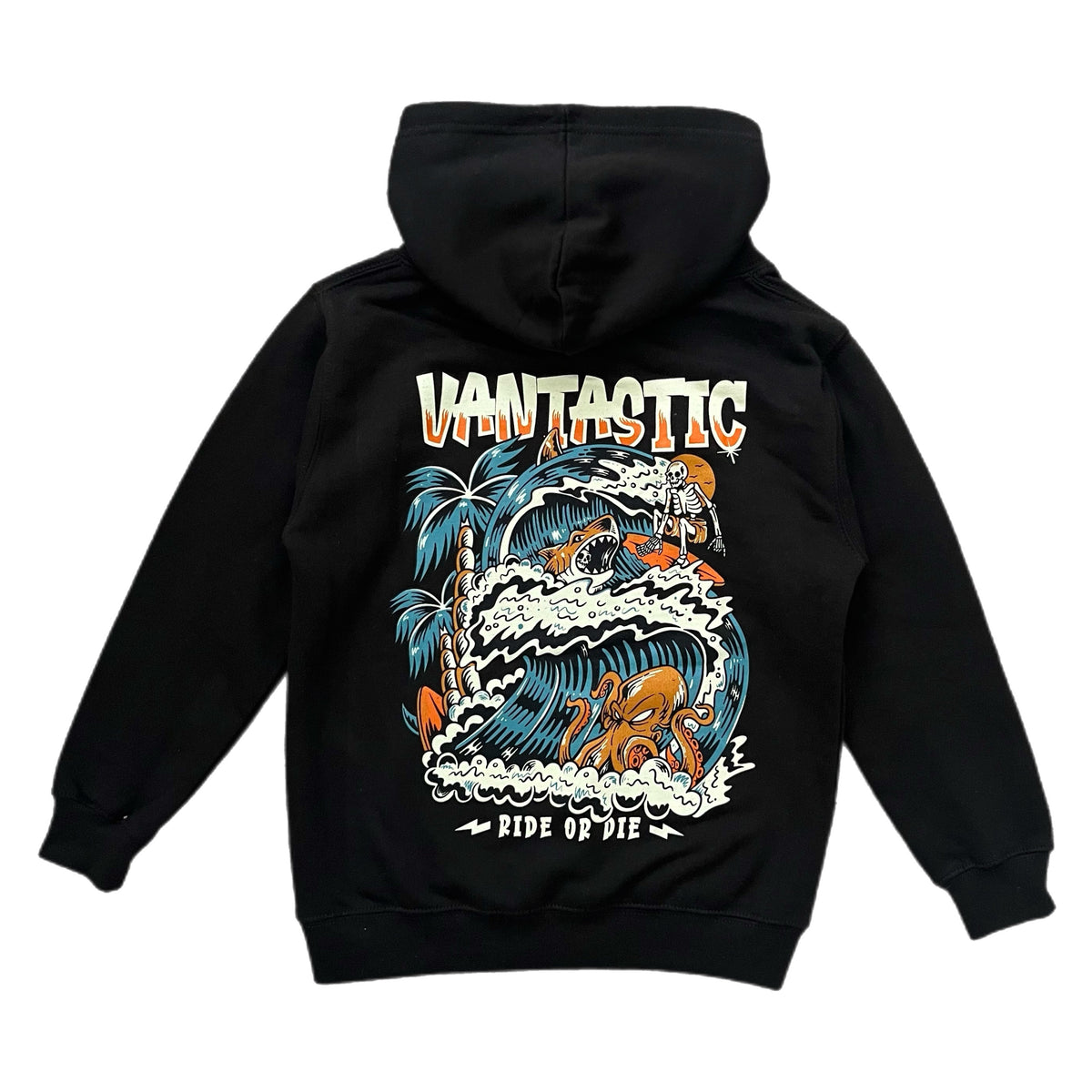 Kids Ride or Die Hoody - Black