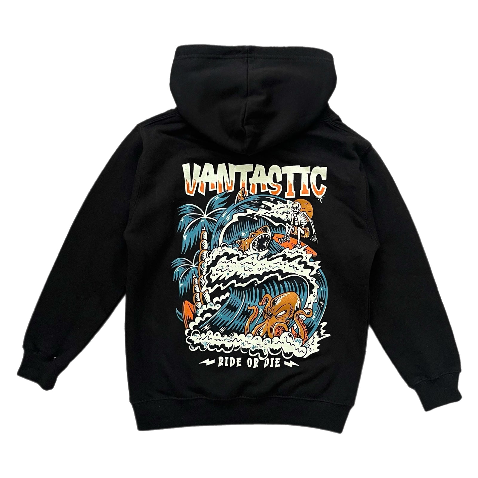 Kids Ride or Die Hoody - Black