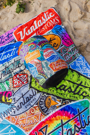 Sticker bomb Quilted Camping Blanket - Limited Edition