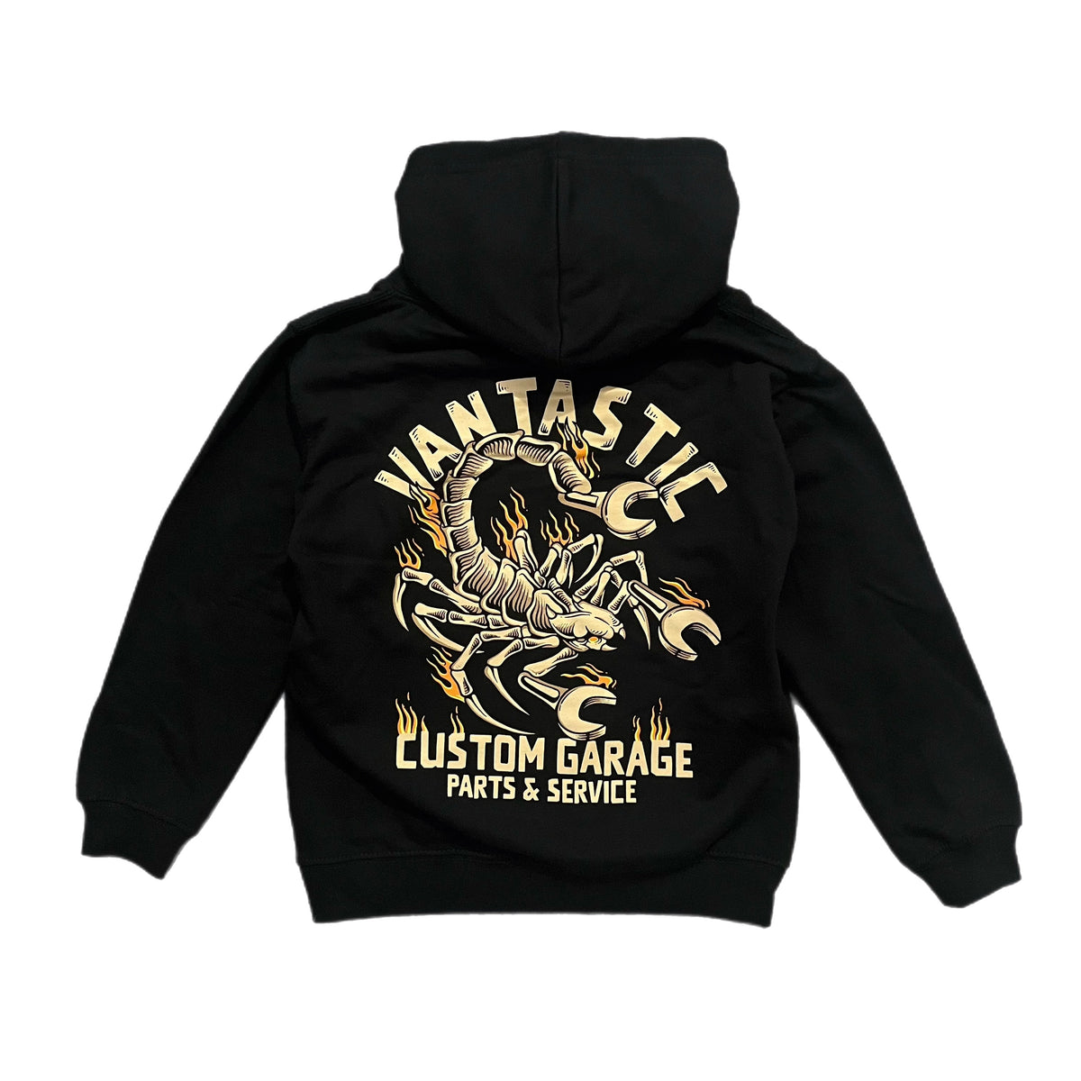 Kids Scorpion Hoody - Black