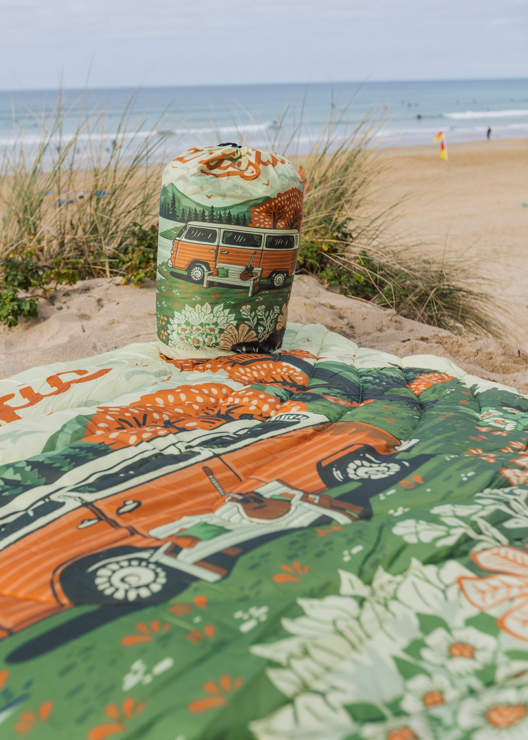 Happiness Quilted Camping Blanket - Limited Edition
