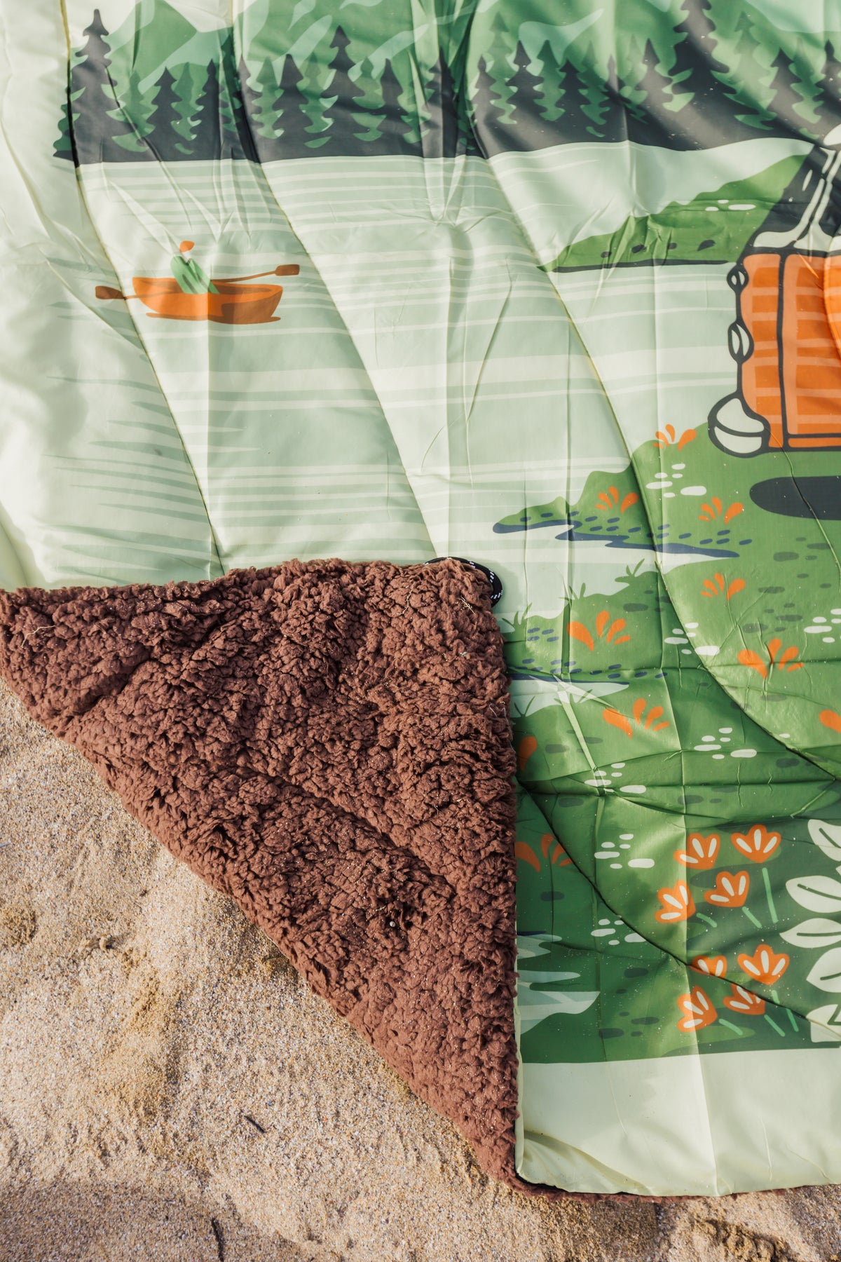 Happiness Quilted Camping Blanket - Limited Edition