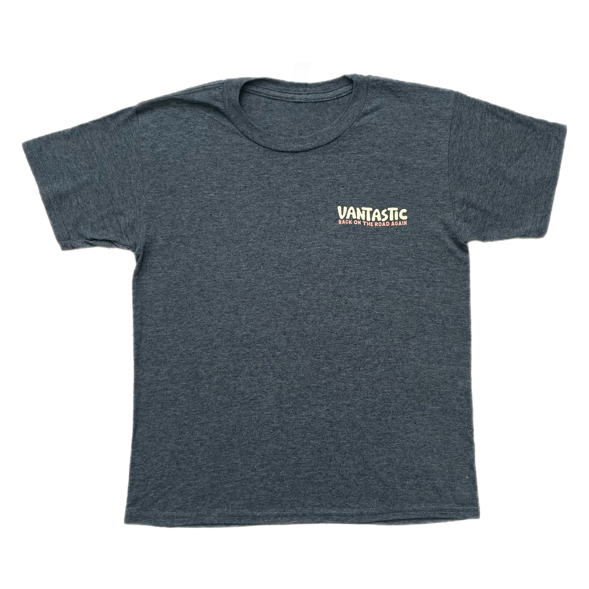 Kids Back on the Road again T-shirt - heather Charcoal