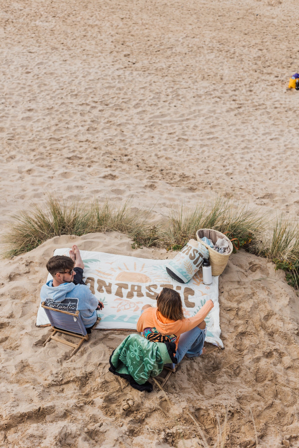 Turtle palms Quilted Camping Blanket - Limited Edition