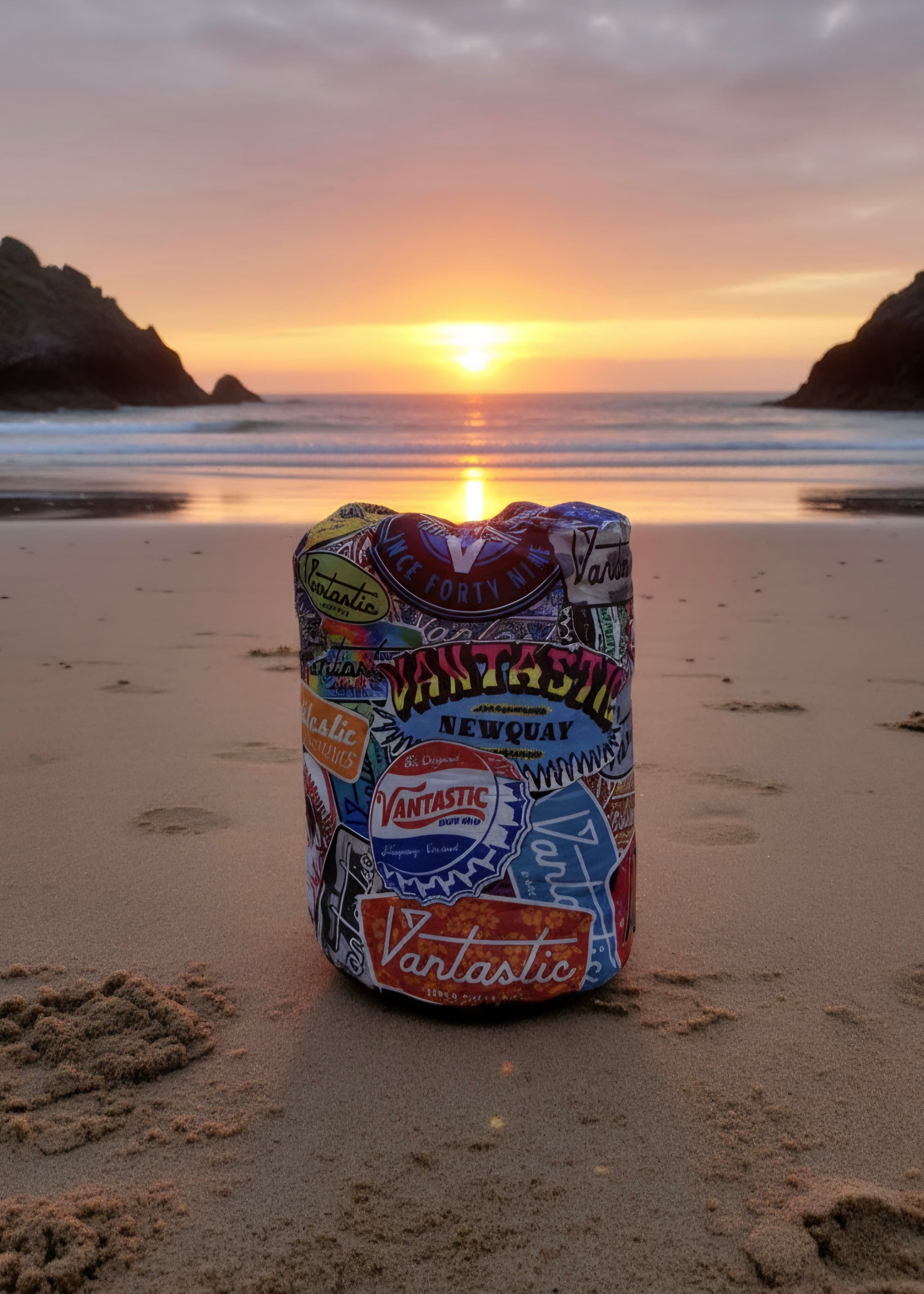 Sticker bomb Quilted Camping Blanket - Limited Edition