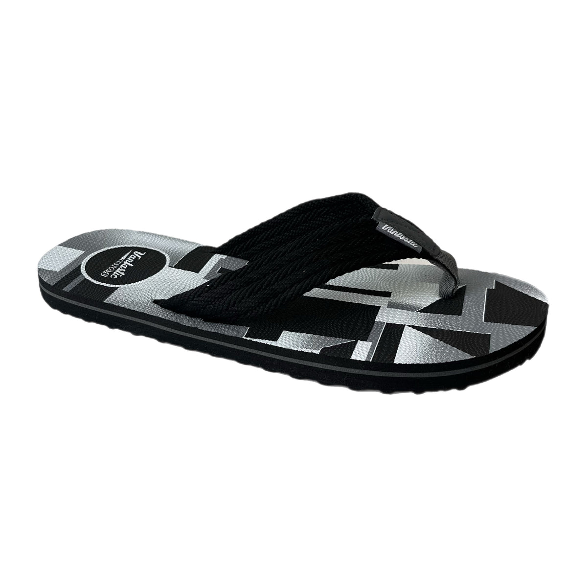 Mens flip-flops Black/Charcoal/Grey