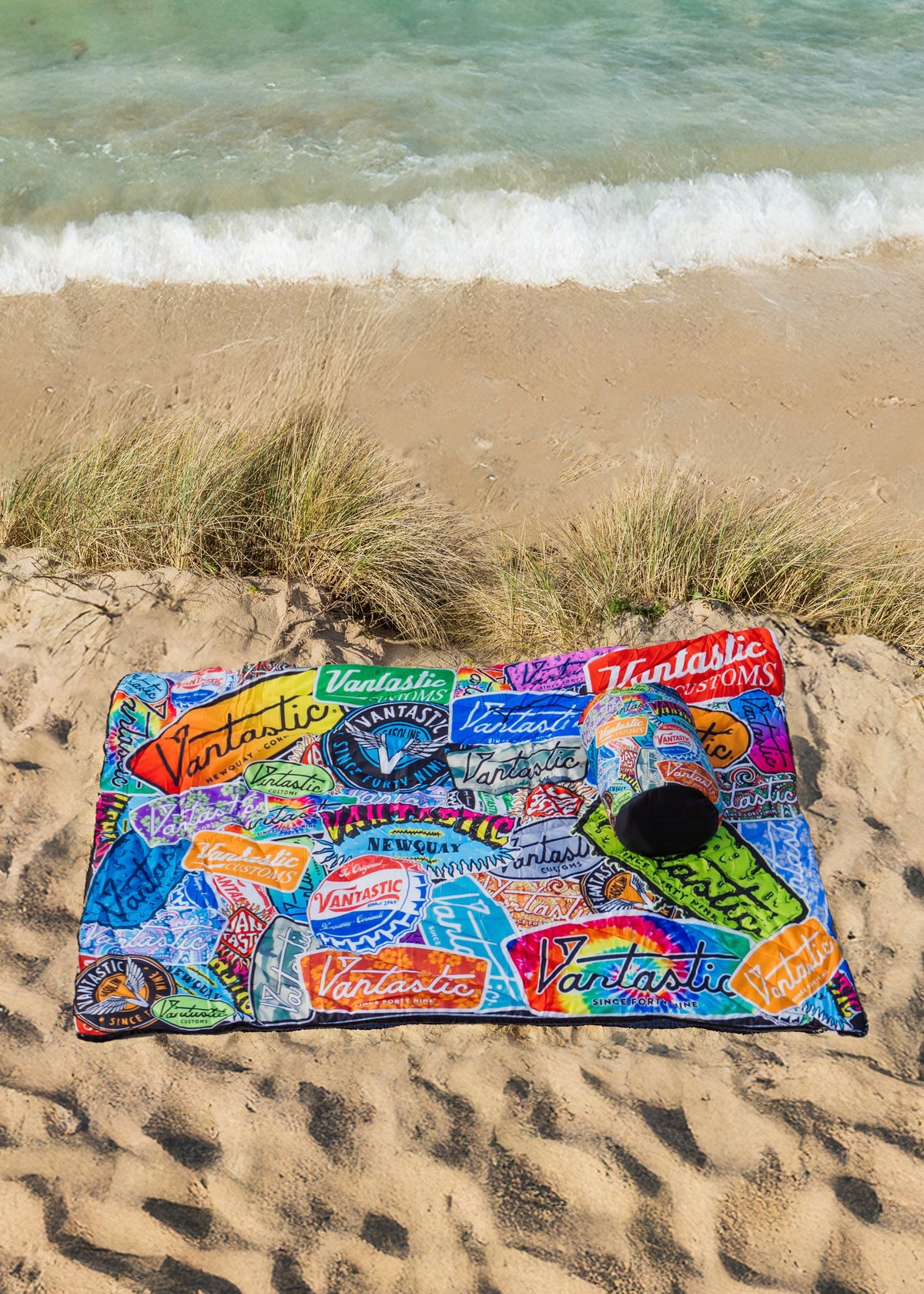 Sticker bomb Quilted Camping Blanket - Limited Edition