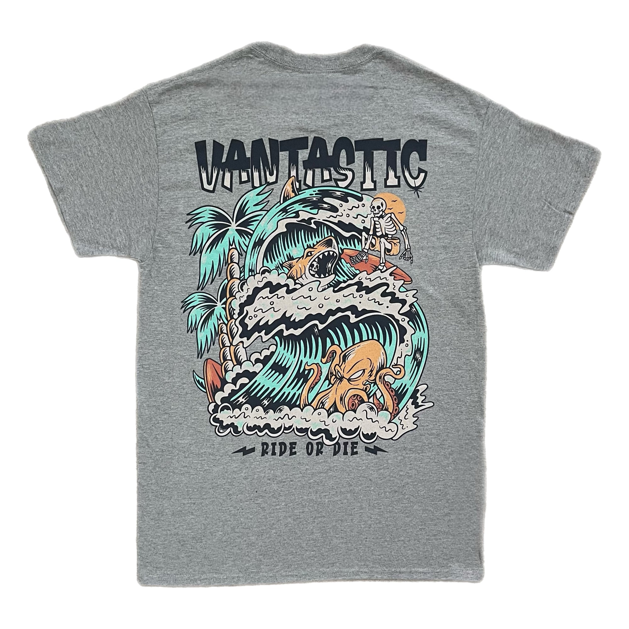 Ride or die T-shirt - Heather grey