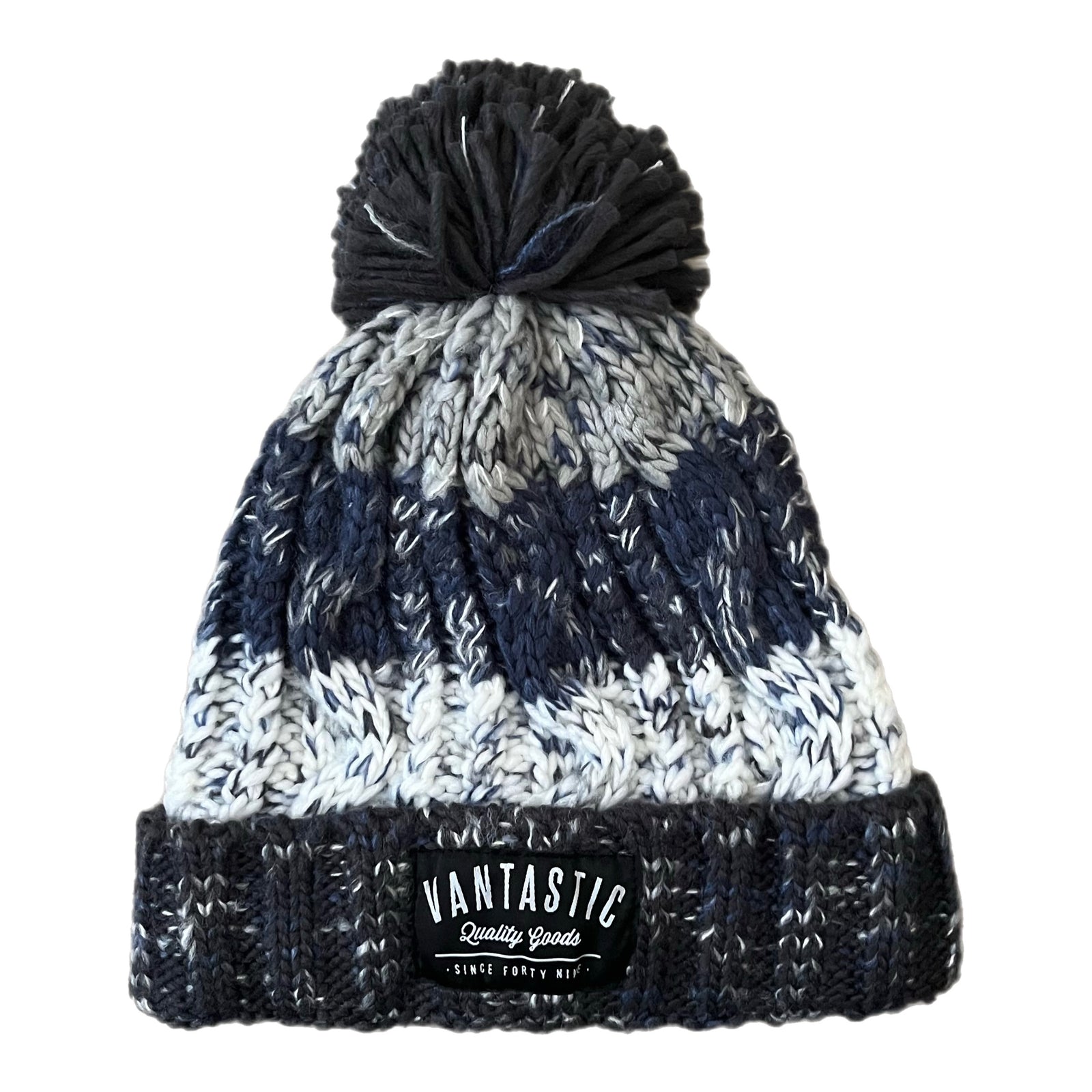Cohesion bobble beanie - arctic grey
