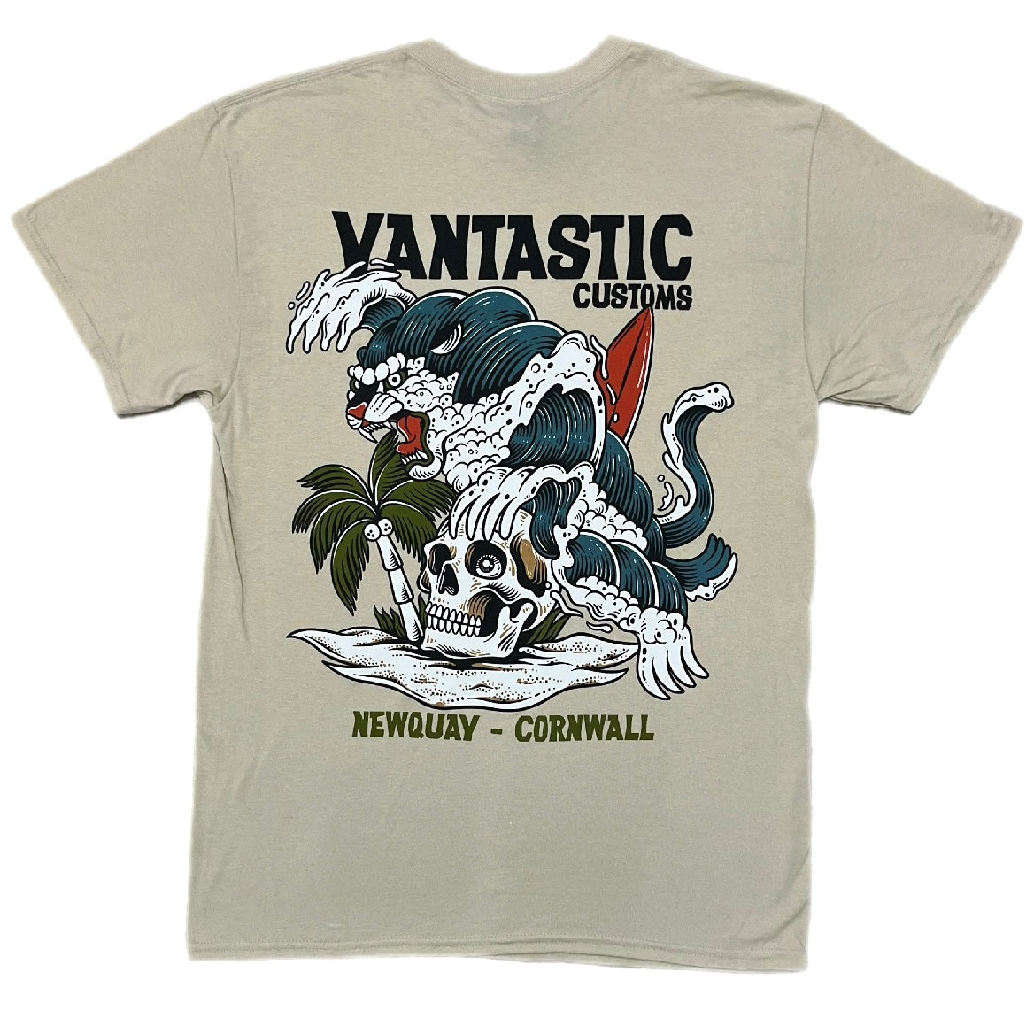 Wave Panther T-shirt - Sand