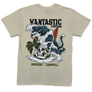 Wave Panther T-shirt - Sand