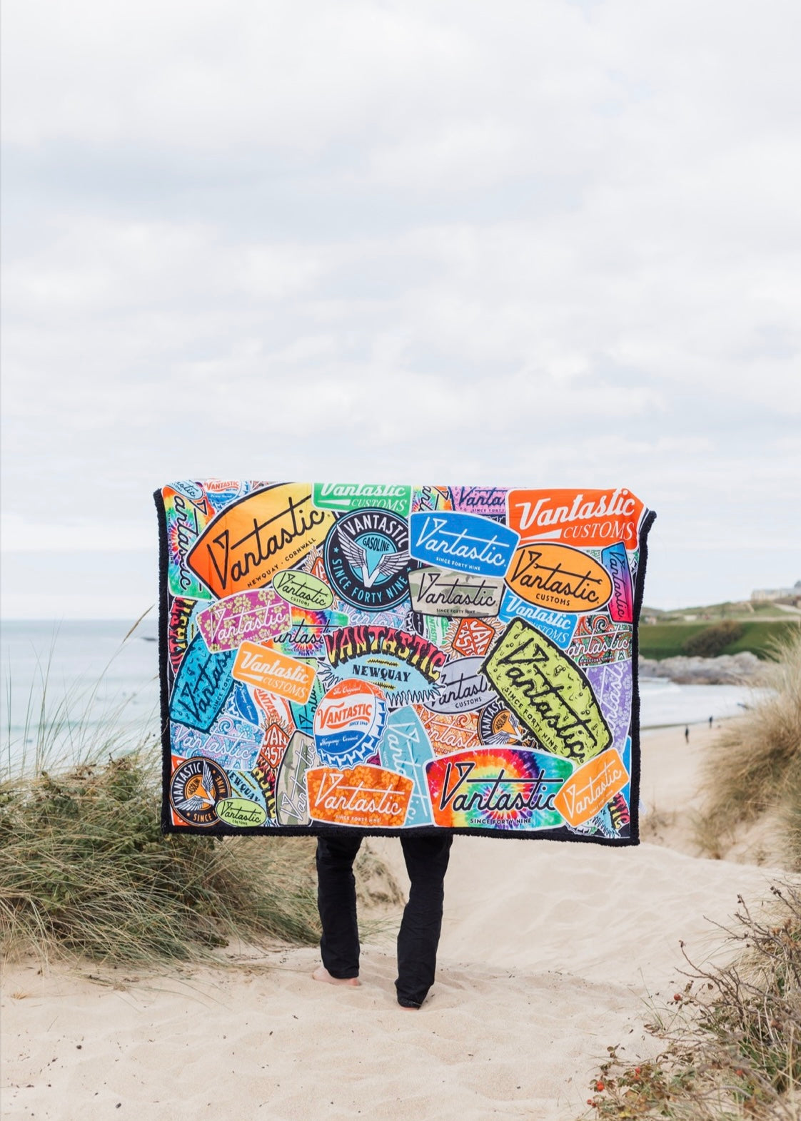 Sticker bomb Fleece Camping Blanket - Limited Edition