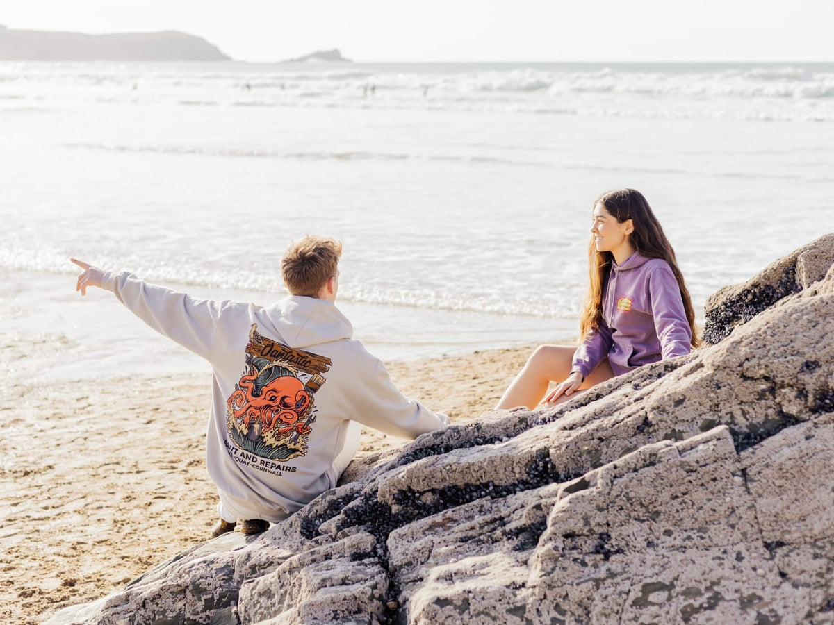 Octopus Hoody - stone