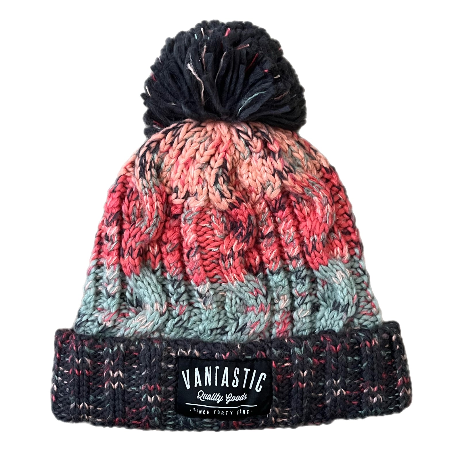 Cohesion bobble beanie - Watermelon