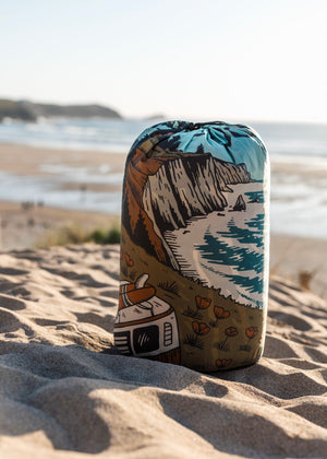 Living on the edge Quilted Camping Blanket - Limited Edition