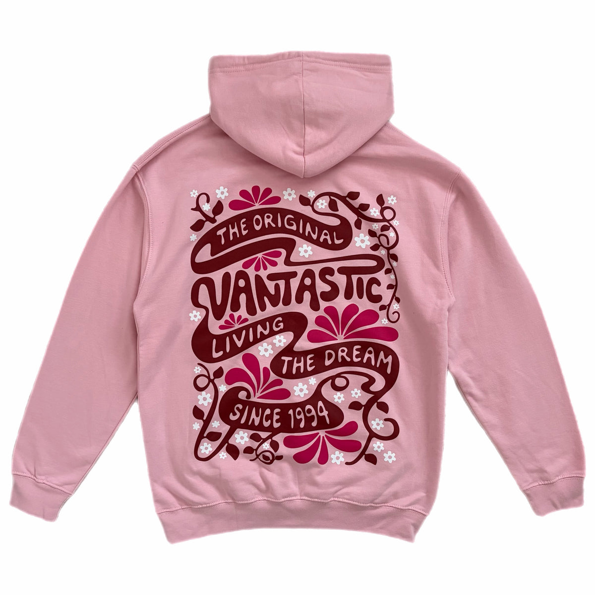 Sweet dreams hoody - baby pink