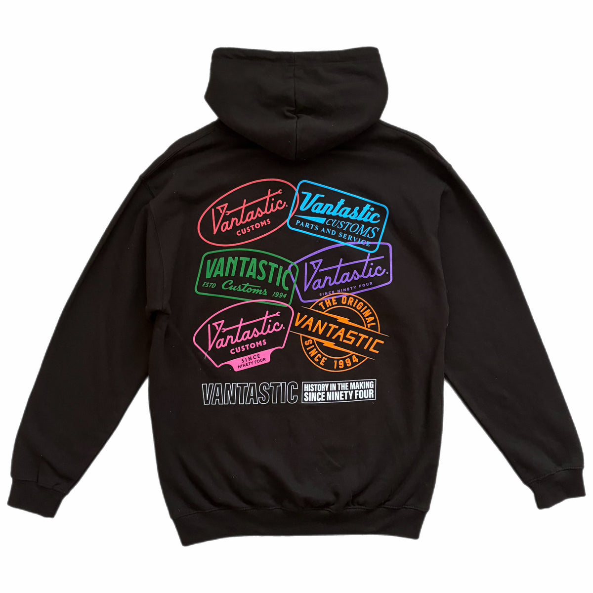 History hoody - black