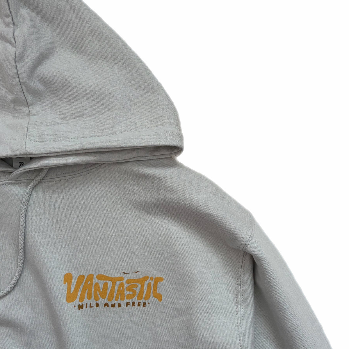 Wild and free hoody - moon grey