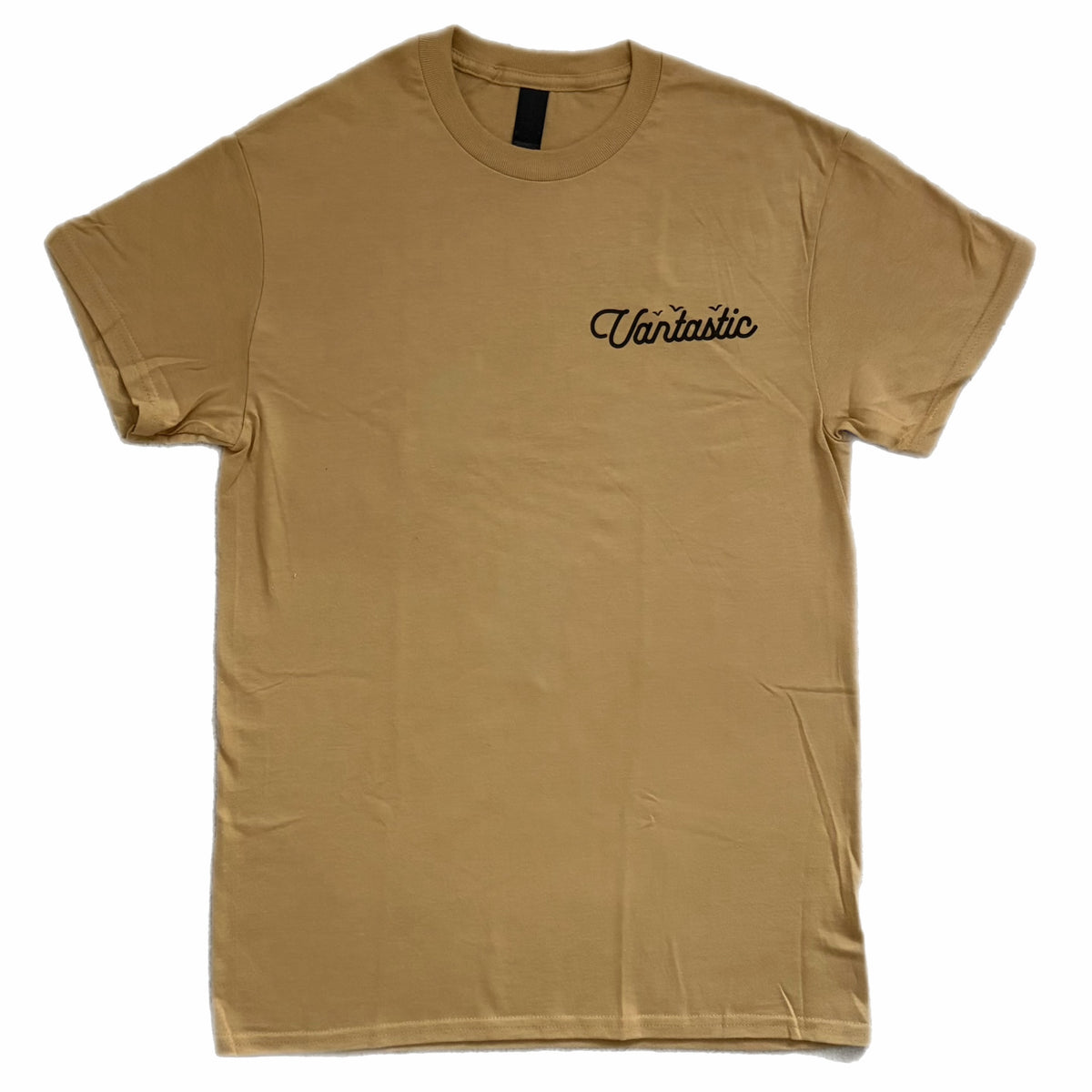 Living on the edge T-shirt - gold