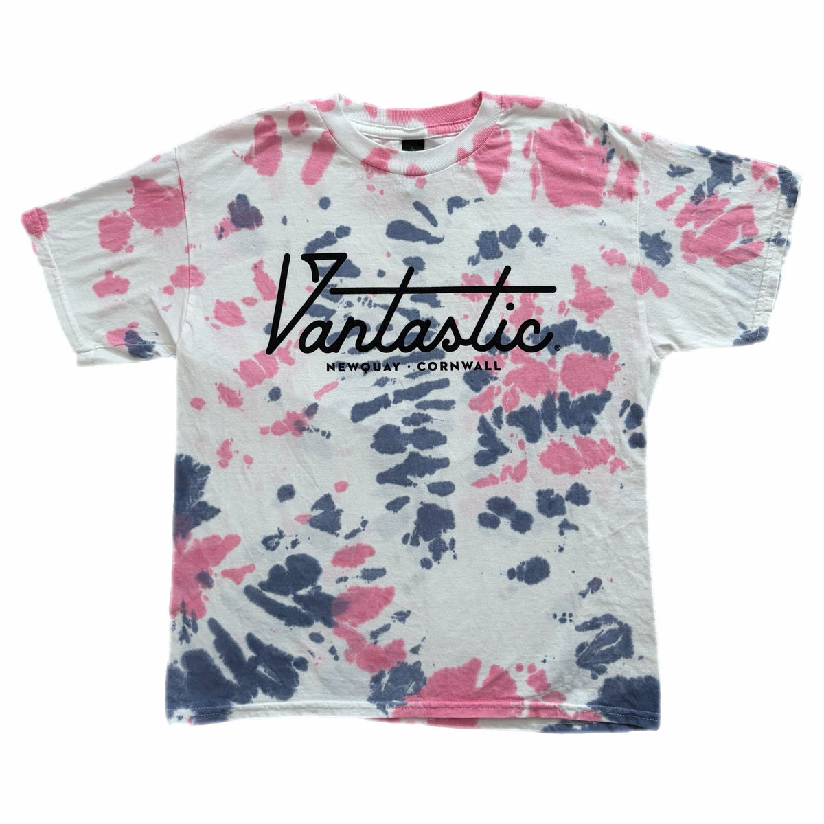 Kids tie-dye t-shirt - pink/purple