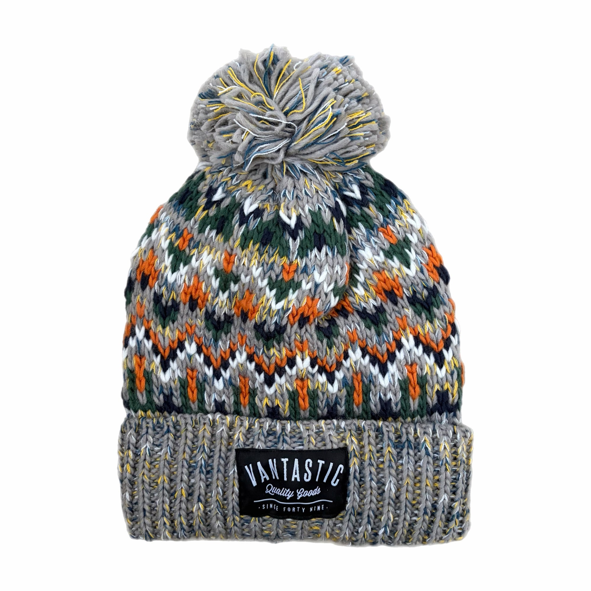 Blizzard Bobble Beanie - grey mix