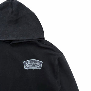 Stitch deluxe acid Hoody - Snow wash black