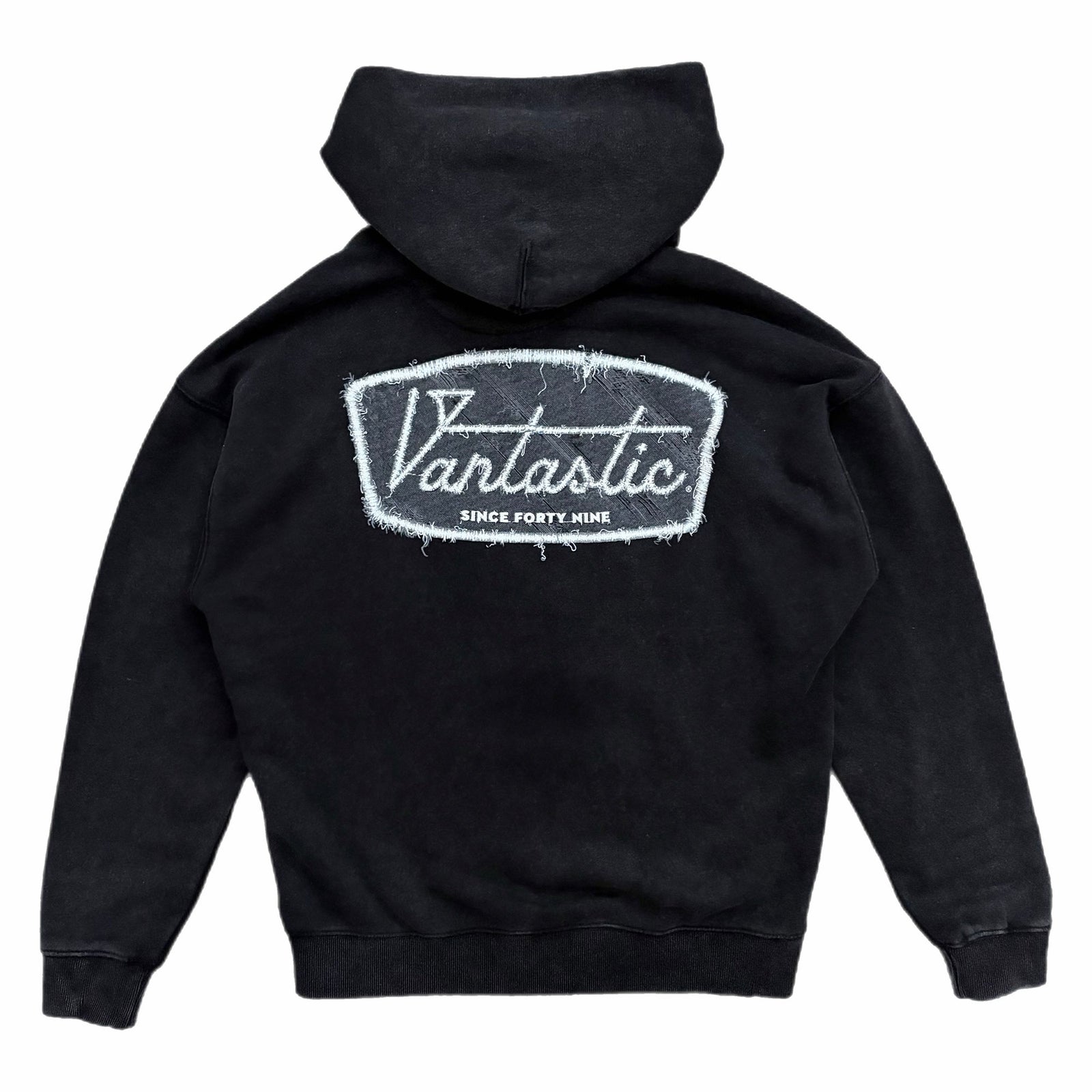 Stitch deluxe acid Hoody - Snow wash black