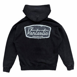 Stitch deluxe acid Hoody - Snow wash black