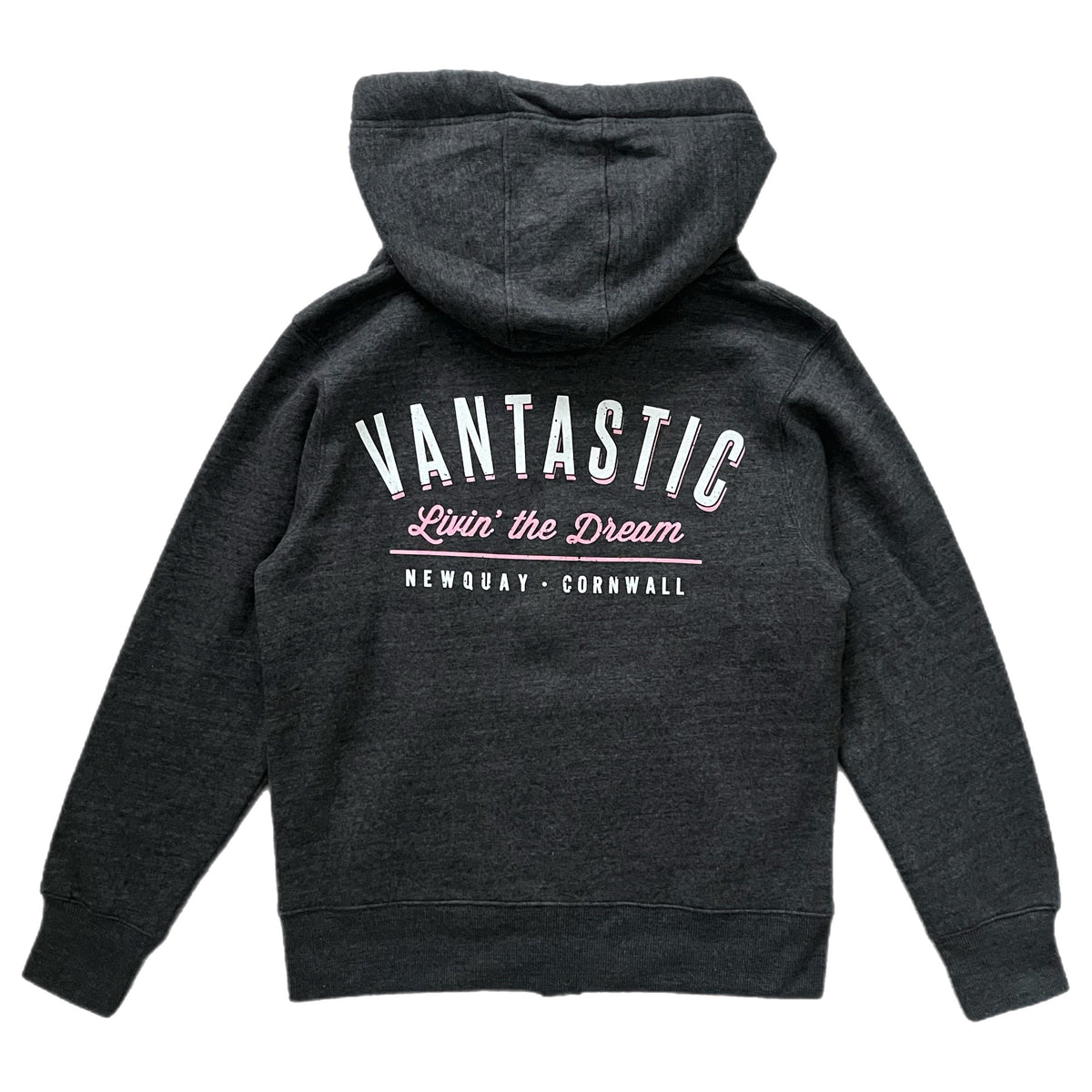 Living the dream Zip-Up Hoody - Charcoal