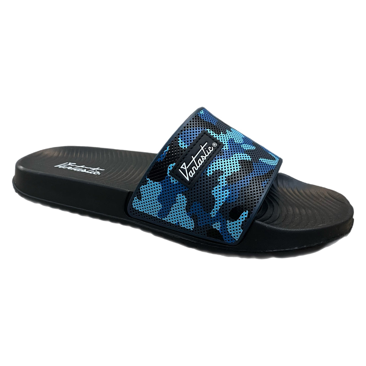 Men's Sliders - Blue Camo
