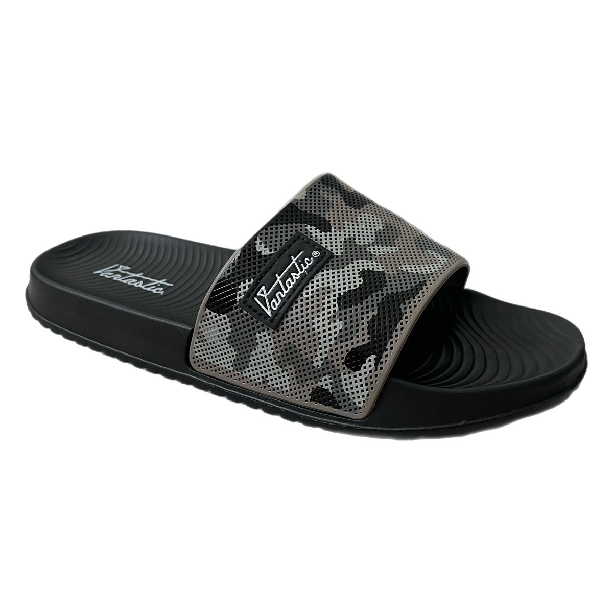 Men's Sliders - Grey Camo