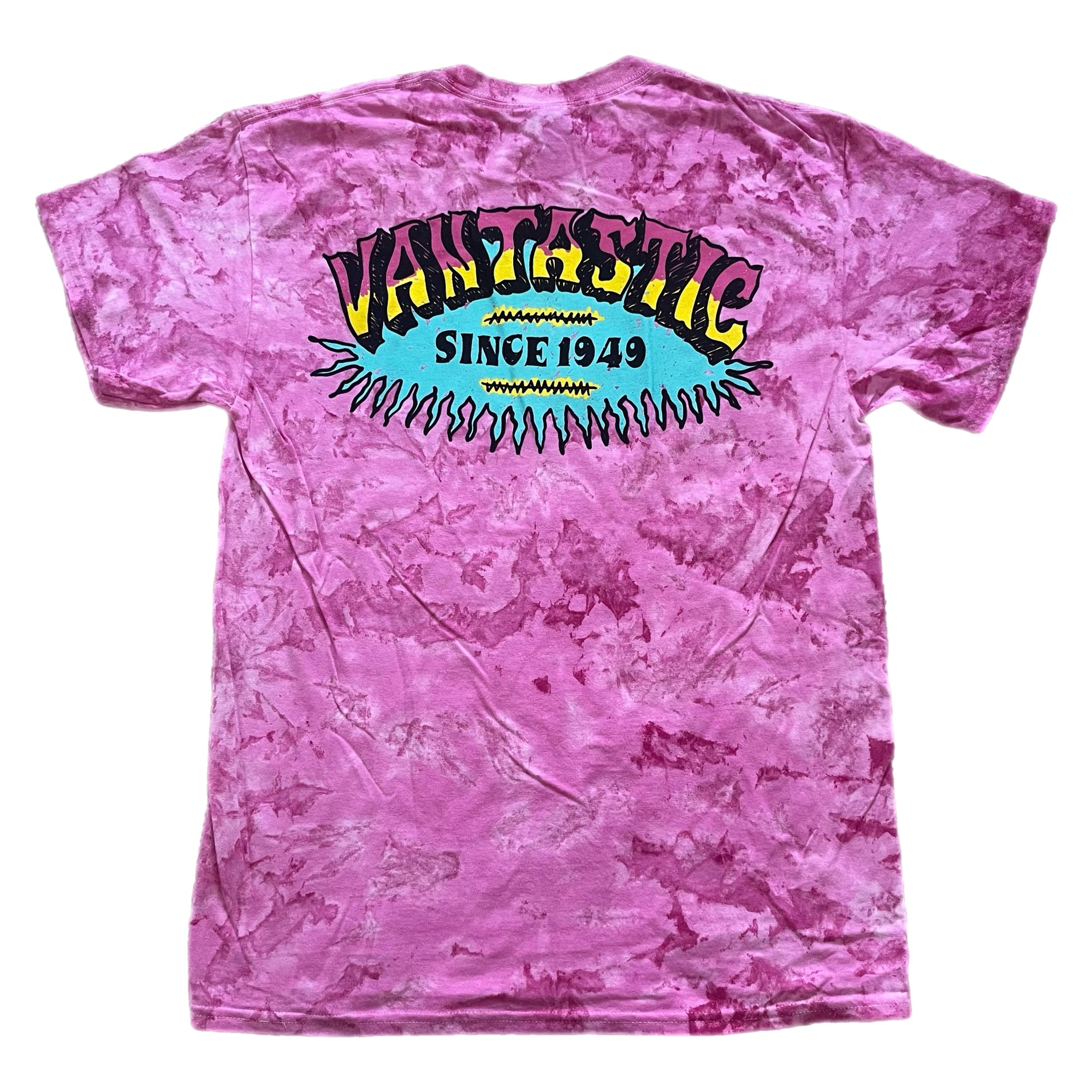 Tie-dye surf t-shirt - Pink Blaster Wash