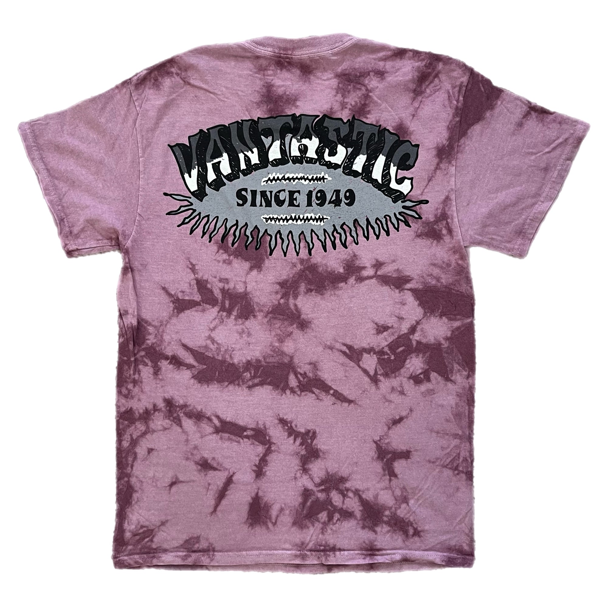 Tie-dye surf t-shirt - Dusty Pink Scrunch